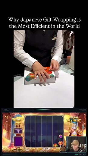 @Wealthx on Instagram: "Gift wrapping doesn't have to be a struggle with tangled ribbons and endless rolls of tape. In Japan, retail professionals use a specific diagonal wrapping method that allows them to wrap a box in seconds using just a single piece of adhesive. This technique involves placing the box at an angle on the paper and folding the edges in a precise sequence that creates a clean, professional finish with zero wasted movement. Watch this viral clip to see how it's done—you might n