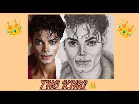 How to Draw Michael Jackson | Realistic Pencil Portrait