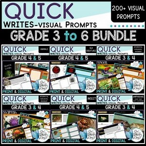 Quick Writes Visual Prompts