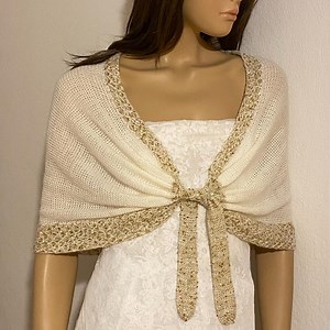 Sequined Wedding Shawl Wrap, Evening Shawl, Bridal Cover Up - Etsy