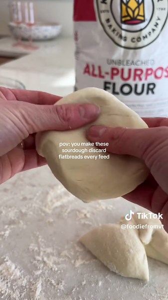 Delicious Sourdough Discard Flatbreads Recipe