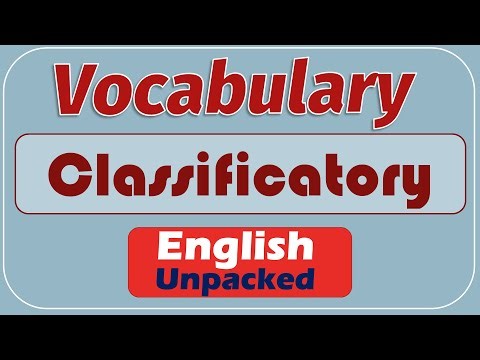 Classificatory