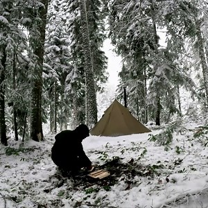 1M views · 20K reactions | Hot tent winter camping with wood stove in the forest | Outdoor cooking, Bushcraft camp #wargehbushcraft #bushcraft #camping #winter #cooking #nature #tent #dog | Wargeh Bushcraft | Facebook