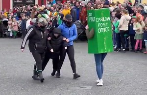 WINNER Of the best float..😂 #gaa #stpatricksday #irish #gaelic #hurling | Gaelic Craic