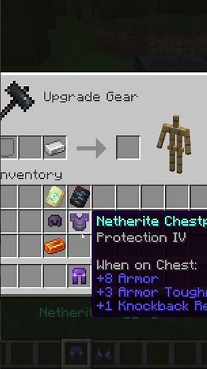 How to make creaking armor trims #minecraft