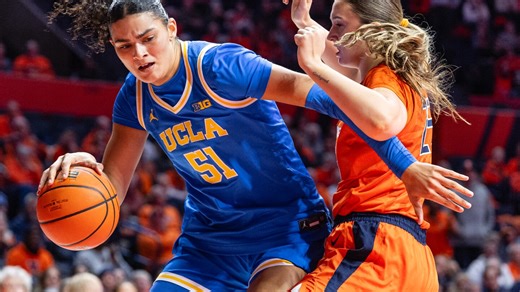 Foul trouble can’t stop Lauren Betts in No. 2 UCLA’s 80-67 win over Illinois