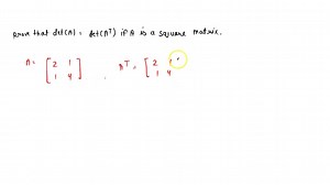 SOLVED:(a) Prove that for any 2 ×2 matrix T there are scalars c0, …, c4 that are not all 0 such that the combination c4  T^4 c3  T^3 c2  T^2 c1  T c0 I is the zero matrix (where I is the 2 ×2 identity matrix, with 1's in its 1,1 and 2,2 entries and zeroes elsewhere; see Exercise 34 ). (b) Let p(x) be a polynomial p(x)=cn x^n ⋯ c1 x c0 . If T is a square matrix we define p(T) to be the matrix cn T^n ⋯ c1  T c0 I (where I is the appropriately-sized identity matrix). Prove that for any square matri