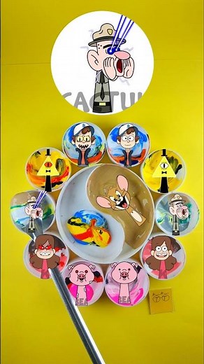 Sprunki 🎵 Mixing Colors 🌈 Gravity Falls 🌳 Dipper pines 🧢 Bill Cipher 💛 City Boy 👮‍♂️ Mabel 👧