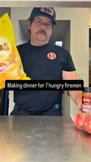 Nicholas Hammond on Instagram: "BBQ Pulled pork nachos is on the menu tonight at the firehouse #howtobbqright #nachos #fyp #dinner #firefighter"