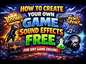 How to create your own game sound effects free for any game engine