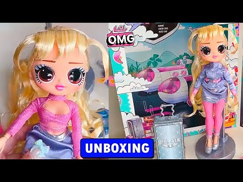 Fly Gurl First Unboxing LOL Surprise OMG World Travel