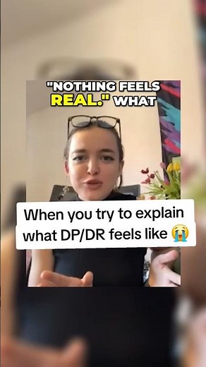 Trying to explain what DP/DR feels like 😭 #Depersonalization #Derealization #DPDR #Anxiety