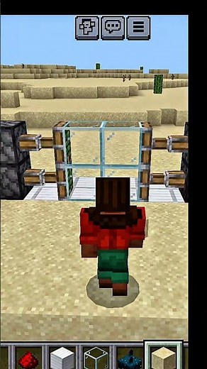 👍🏻Smart door Minecraft with sculk sensor and pistons #minecraft #minecraft2026 #minecrafthorror