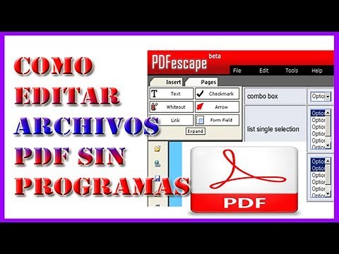 ✅ Como EDITAR O MODIFICAR UN ARCHIVO PDF SIN PROGRAMAS【Recomendado】