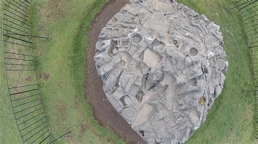 Mysterious Ancient Stone Ruins At Saihuite In The Highlands Of Peru