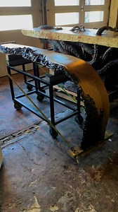 Live edge bar finished up..#scottdowart #woodcarving | Scott Dow