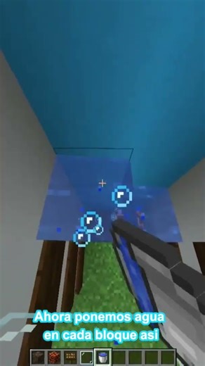 Ascensor de agua con burbujas #shorts #viralshort #minecraftshorts #minecraft #minecraftbuilding