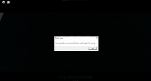 Roblox Client crashed constantly for everywhere even Optimized games