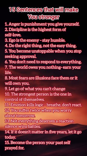 15 Sentences That Will Make You Mentally Stronger