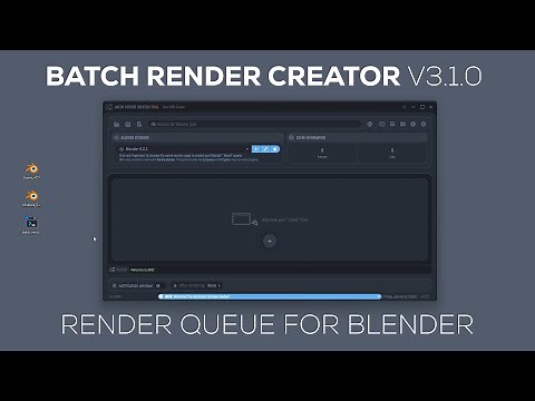 Batch Render Creator v3.1.0 - Render Queue For Blender