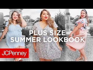 Plus Size Summer Lookbook With Shaylee | Try On Haul | JCPenney