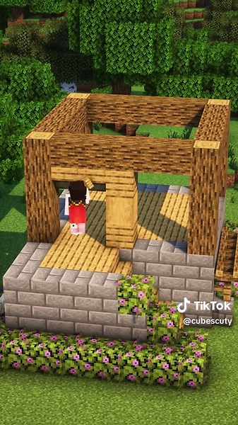 Minecraft Starter House Building Tutorial