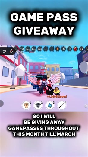 GIVEAWAY - ANIME FIGHTING SIMULATOR ENDLESS #roblox #fyp #animefightingsimulatorendless