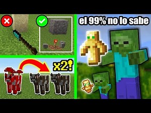 10 Cosas Increíbles que Puedes hacer en Minecraft y NO Sabías