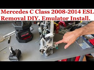 Remove your ESL from your 2008-2014 Mercedes C250 C300 W204. Electric steering wheel adjustment.