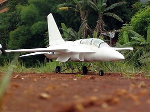 T-50 Golden Eagle 4th flight - RC foam plane