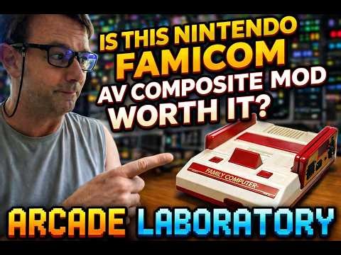 Nintendo Famicom Ali Express AV Mod Review and testing