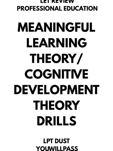 Understanding Meaningful Learning and Cognitive Development