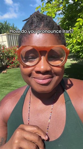 How do you pronounce Iran?