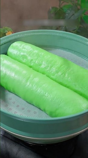 Spinach & Egg Steamed Bao So Soft and Fluffy 🤤🥬🥚 #shorts #shortsfeed #homemade