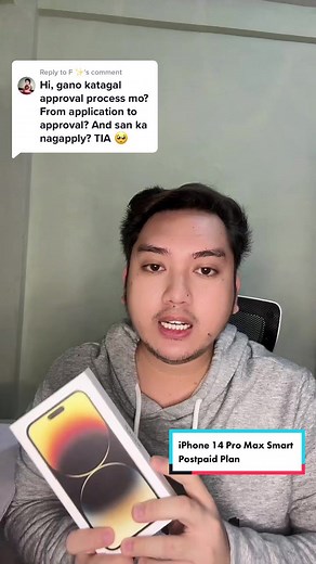 Replying to @F ✨ Sharing my Smart Postpaid Plan Application journey. 😊 #iphone14promax #iphone14promaxgold #smartpostpaid #globepostaid #iphone #iphone14pro #powermaccenter #fyp