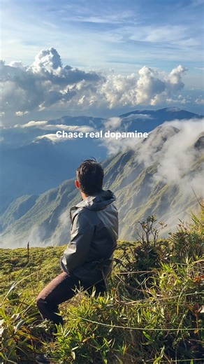 33K views · 1.9K reactions | Real Dopamine in the mountains is a package deal. Movement, Sunlight, Meditation, Nature, Real People, New Experience. #realdopamine #dopamine #hikingadventures #mountainadventures #naturetherapy | Neil Begasa | Facebook