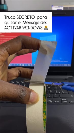C.X TECNOLOGY on Instagram: "Truco secreto para quitar el Mensaje de: ACTIVAR WINDOWS 🧑‍💻 sigueme para ver más trucos secretos #viral #parati #laptop #reparaciondelaptops #pc #tecnicos #fyp #humor #eeuu #colombia #venezuela #peru #panama #quibdochoco #tecnicosdelaptos"