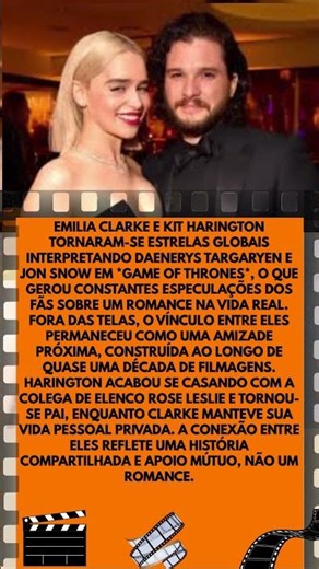 Emilia Clarke e Kit Harington Apenas Amigos ou Algo Mais 😲