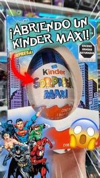 Esto me salió en un HUEVO KINDER MAXI de DC. #dc #dccomics #huevokinder #toys #juguetes #figuras