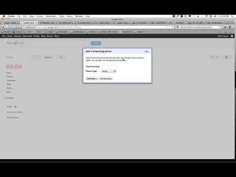 Setting Up Google Voice