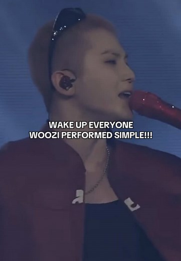 Woozi's Simple Performance at Seventeen Concert