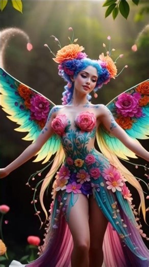 MagicalFlowerFairyTransformation Fantasy Beauty Aesthetic