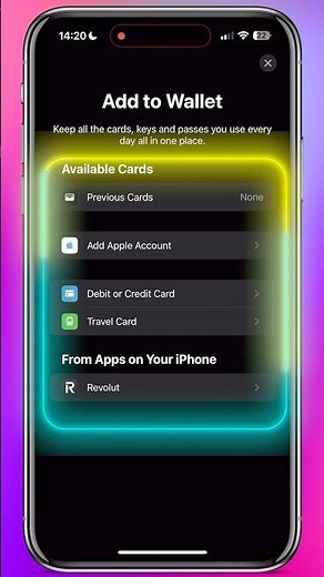 How to Add a Card to Apple Wallet on iPhone (Fast & Easy Tutorial) #shorts #shortvideo #iphone