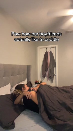 We all just wanna be the little spoon🥹 #fyp #foryou #couplestiktok | Cuddling