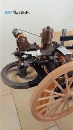 Small Steam Engine Big Power ⚙️🔥 #SteamEngine #MiniEngine #youtubeshorts