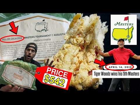 I Spent $542 On A Rare (7 Year Old Sandwich) From The Masters Golf Tournament | L.A. BEAST