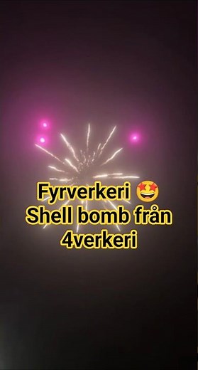 Fyrverkeri 🎆, Shell Bomb från 4verkeri // Oneshot 50mm #fireworks #fyrverkeri #pyro #subscribe