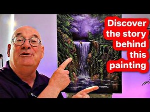 Painting a Realistic Waterfall in Oils | Beginner Oil Tutorial