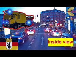 [BERLIN] Quer durch die Stadt auf Einsatzfahrt | Code 3 | Responding with siren and lights | 017