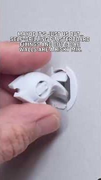 That’s why Bullfix are designed to spread the load behind the plasterboard instead. #shorts